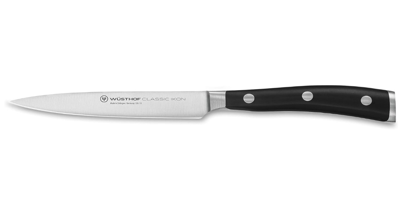 How To Cut A Pear : Wüsthof Classic IKON 4.5" Utility Knife